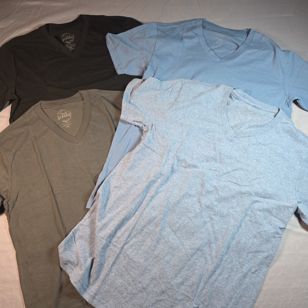 True Classic V Neck 4 pack variety medium